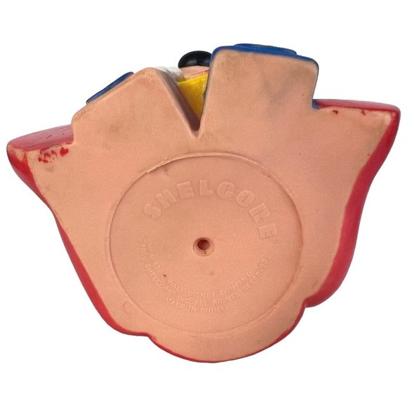 2 VTG Disney Baby Mickey Mouse And Donald Duck Toy Shelcore Vinyl 1984 Squeeks - Picture 10 of 12